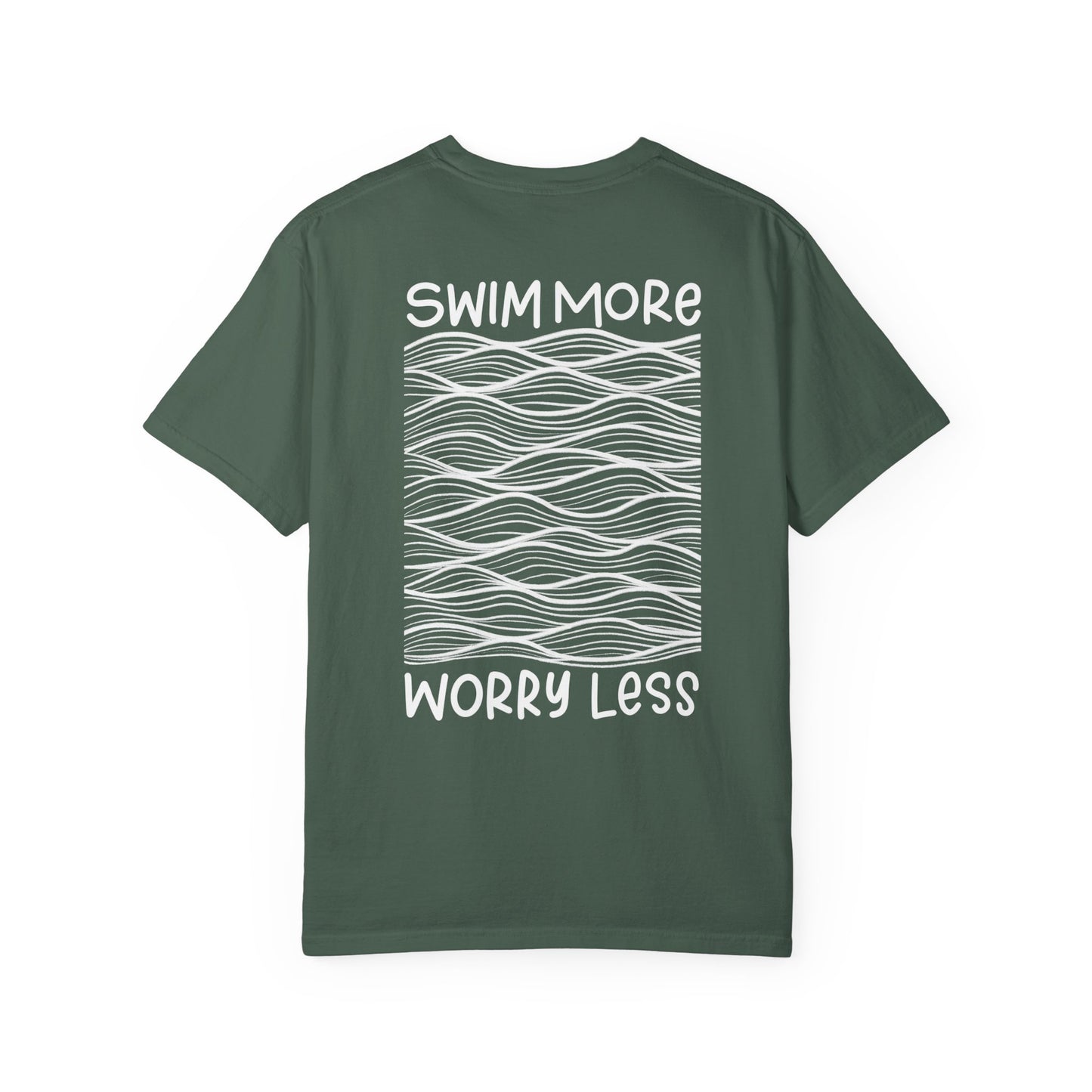 Swim More Worry Less Tee Graphic, Unisex T-Shirt
