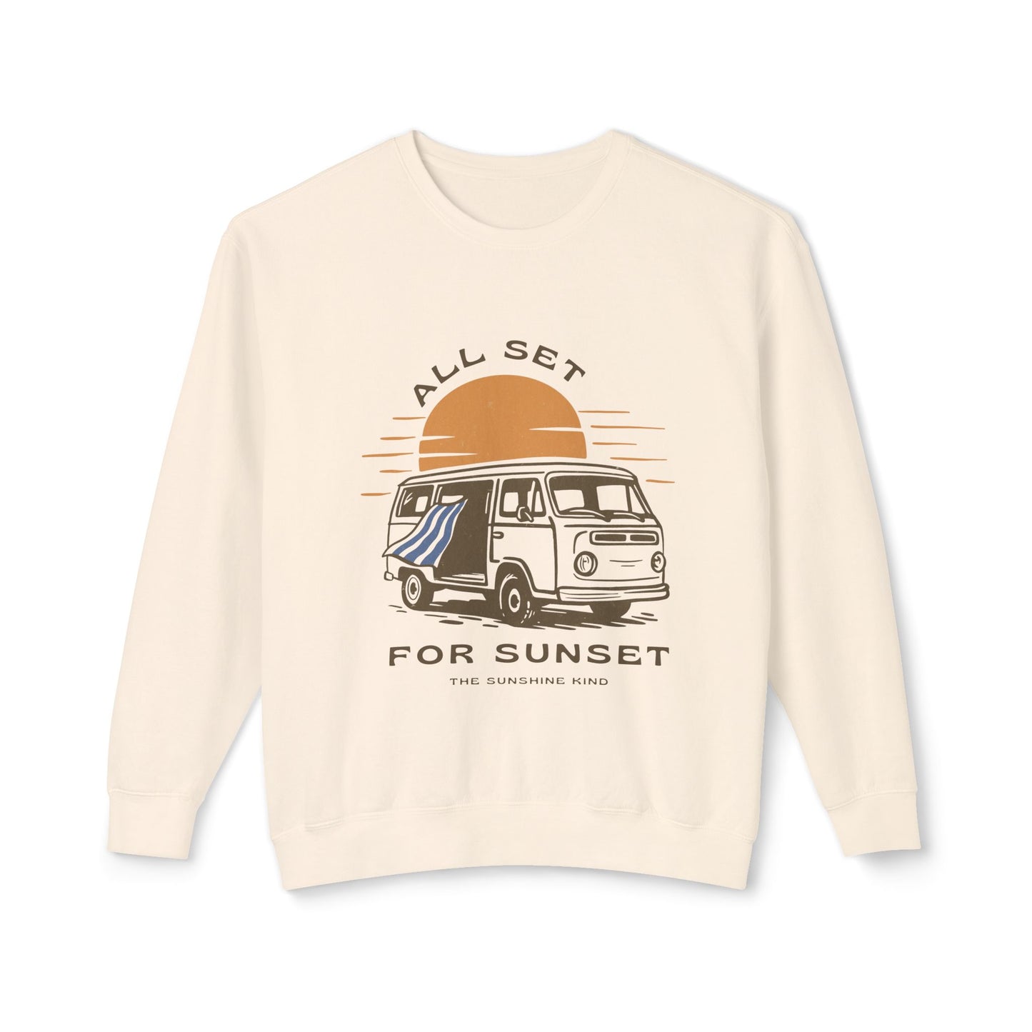 All Set For Sunset Unisex Lightweight Sweatshirt