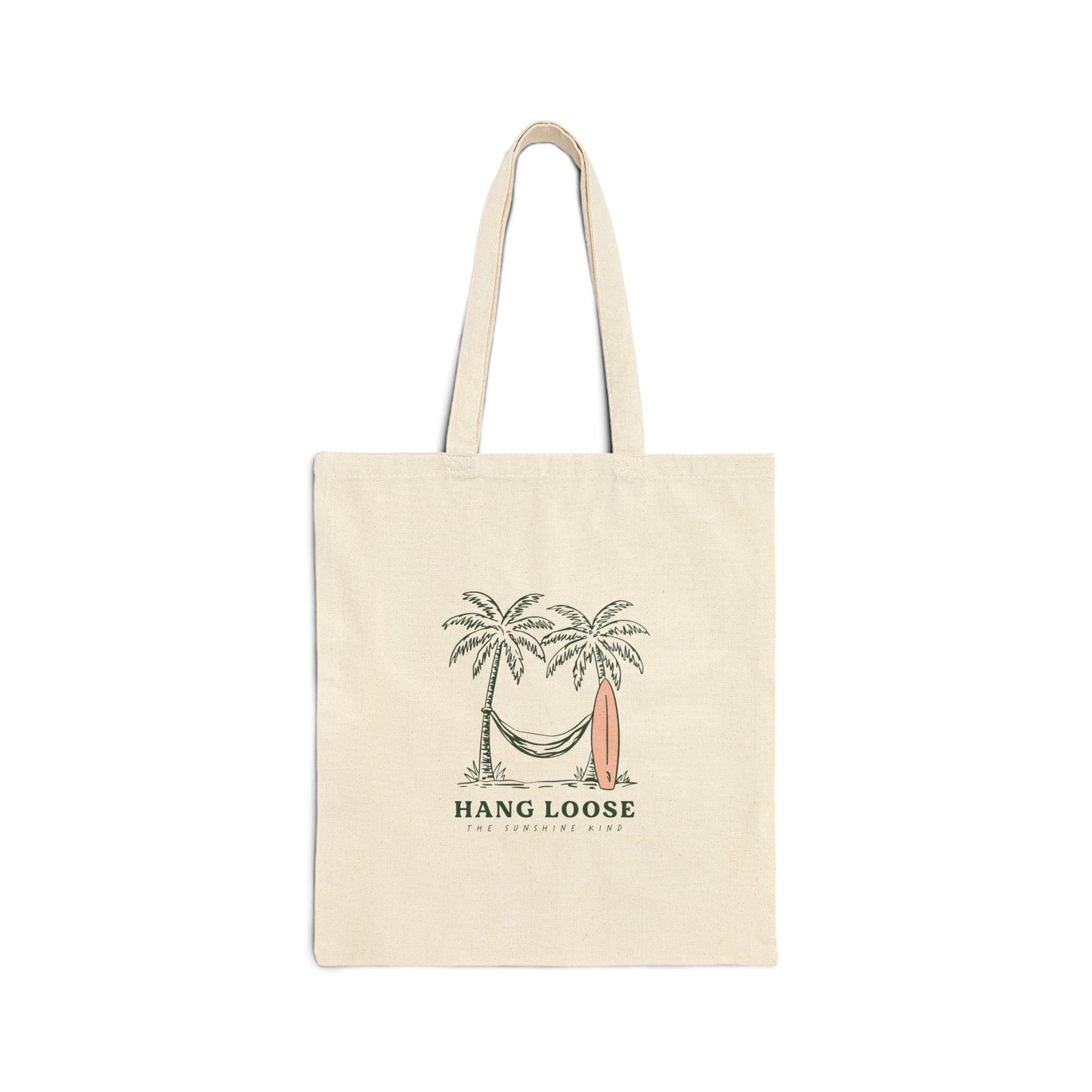 Hang Loose Cotton Canvas Tote Bag