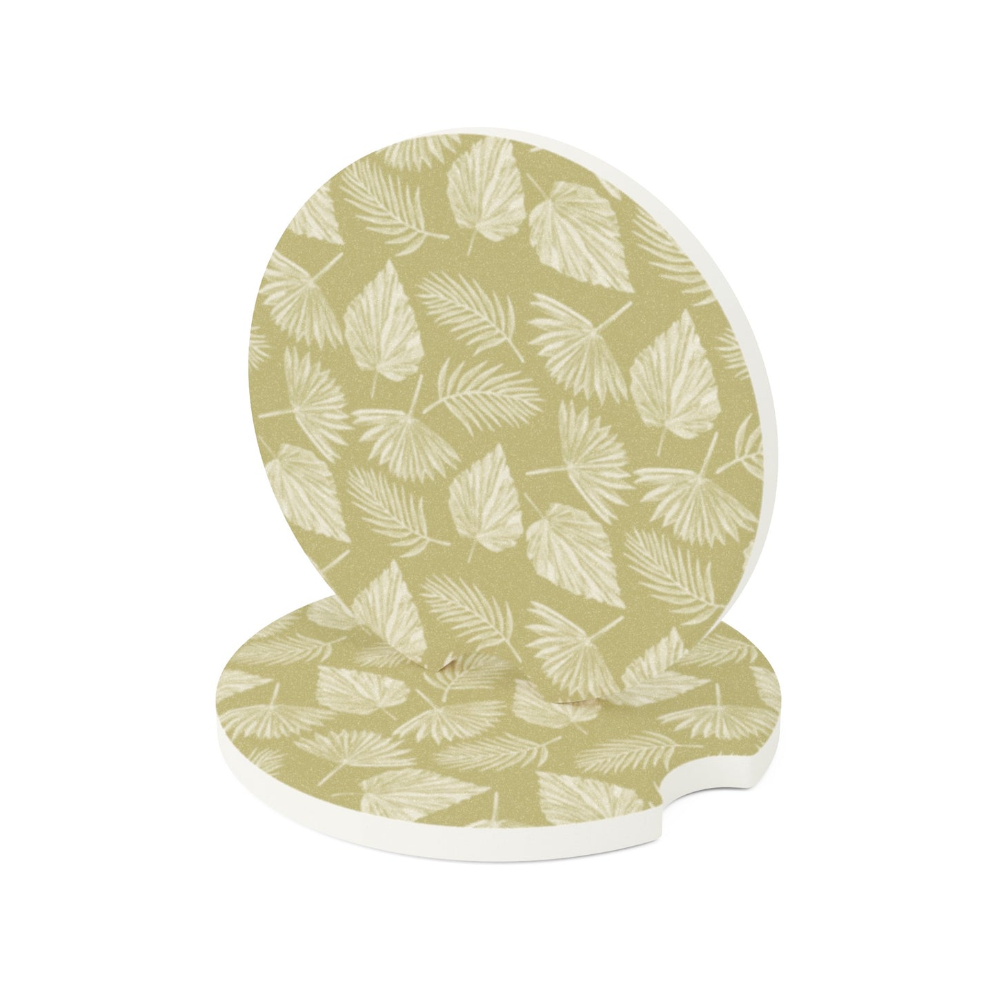 Key West Palms Soapstone Car Coaster