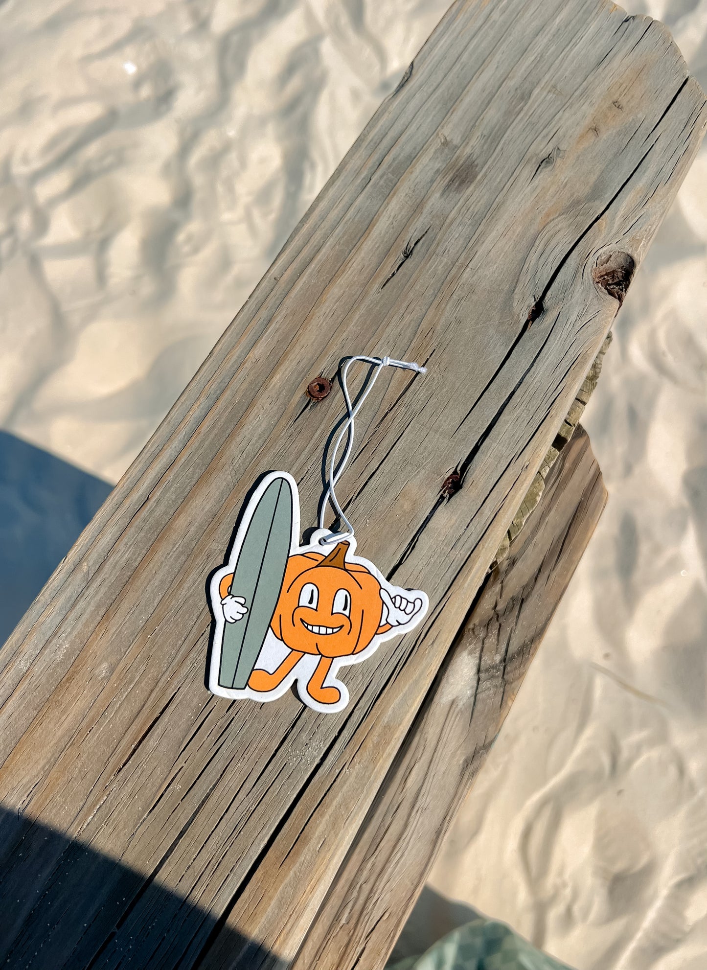 Pumpkin Surfer Scented Car Charm