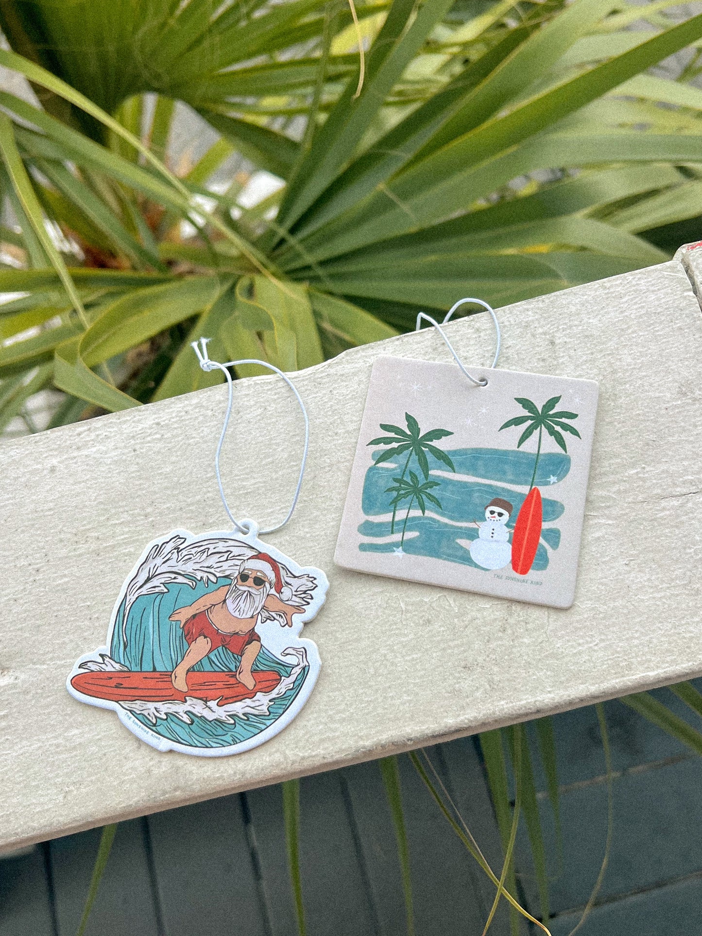Surfin' Santa Scented Car Charm | Vanilla
