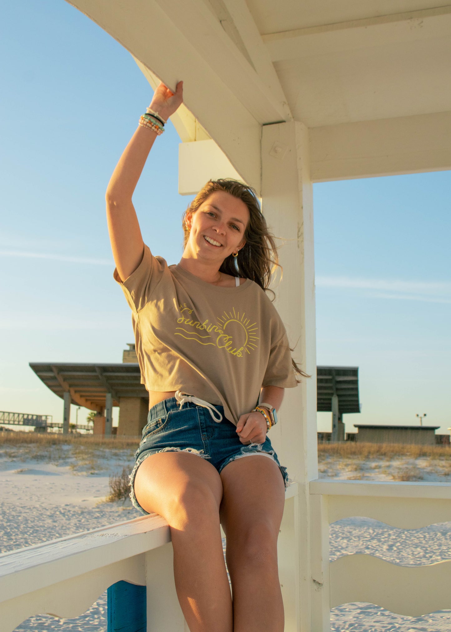 The Sunshine Club | Women's Crop Tee