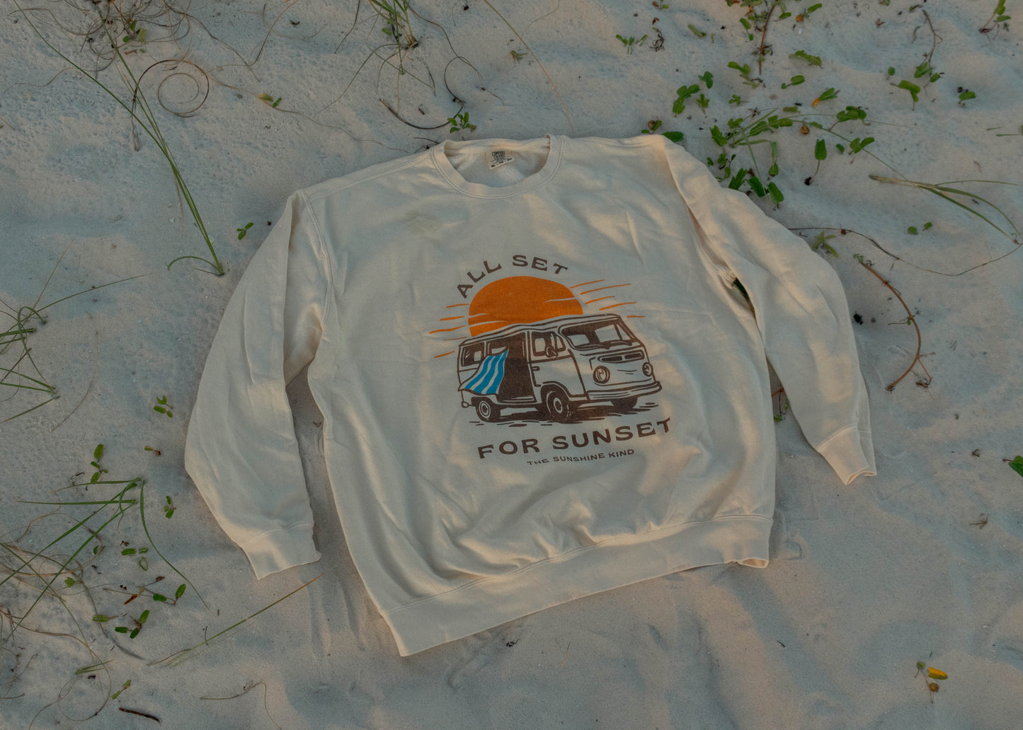 All Set For Sunset Unisex Lightweight Sweatshirt