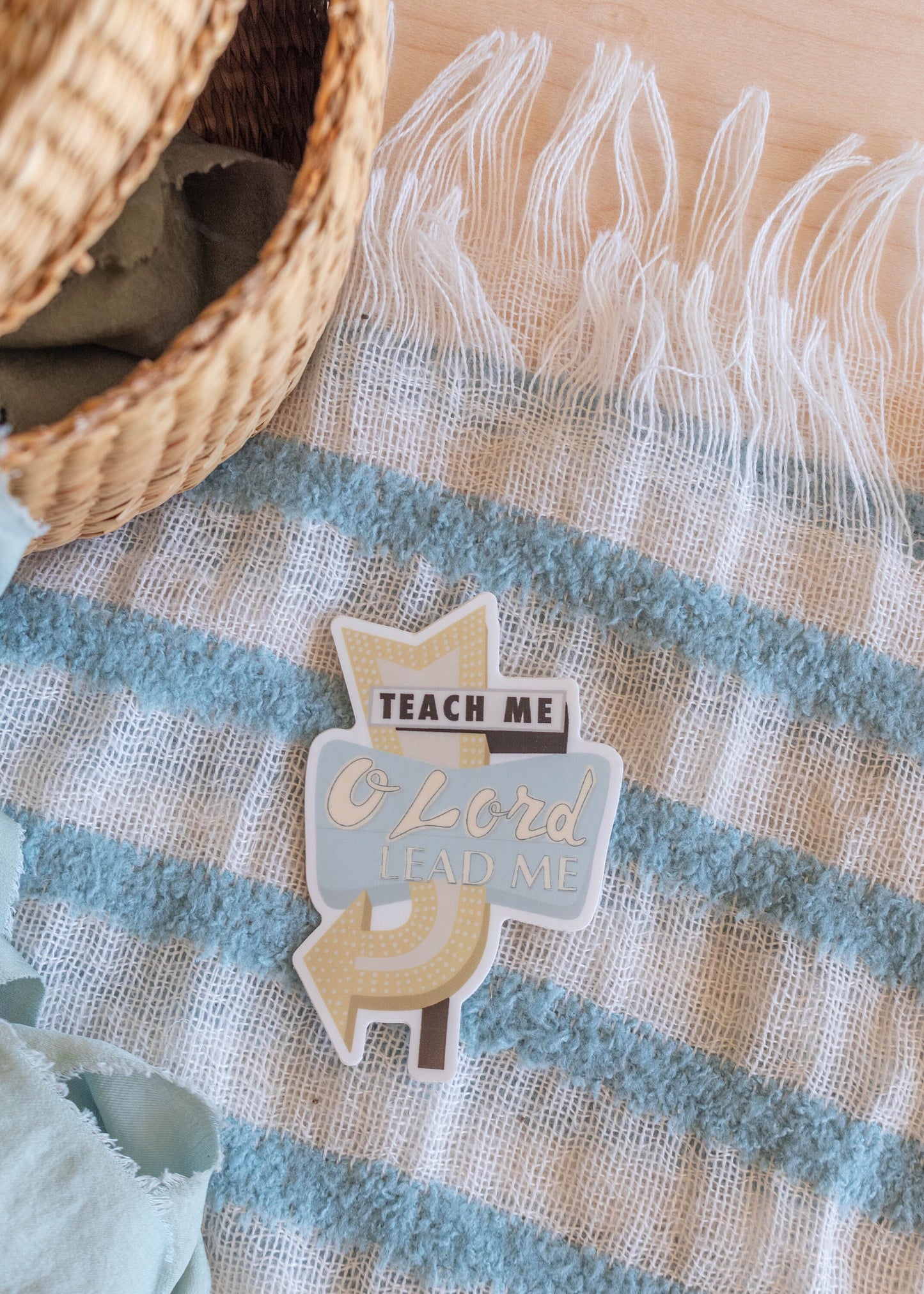 Lead Me Lord Sticker // 3 x 2 in.