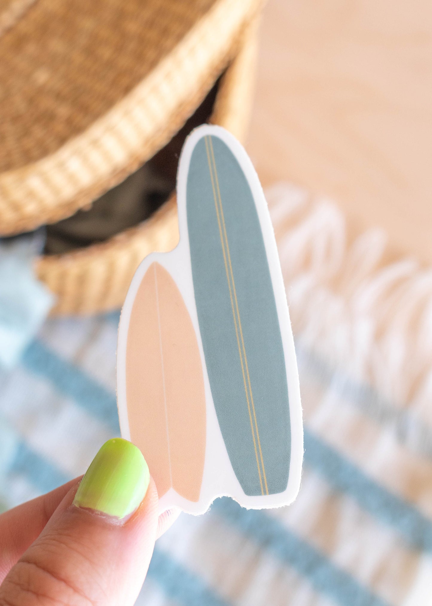 Surfboard Sticker // 3 x 1.5 in