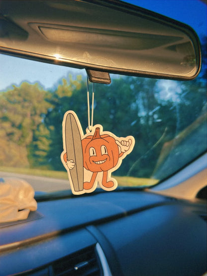 Pumpkin Surfer Scented Car Charm | Coconut
