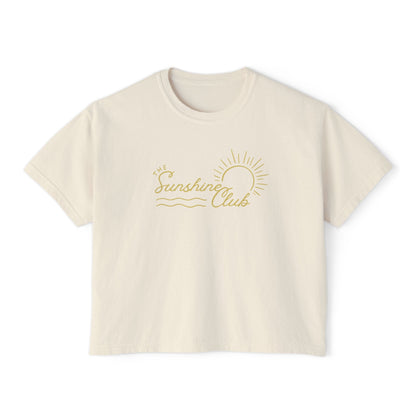 The Sunshine Club | Women's Boxy Tee