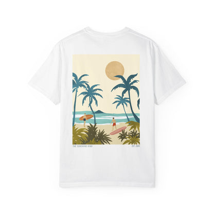 Days In The Sun Illustrated Graphic Tee | Unisex Garment-Dyed T-Shirt