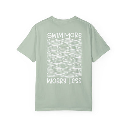 Swim More Worry Less Tee Graphic, Unisex T-Shirt