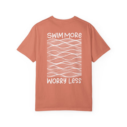 Swim More Worry Less Tee Graphic, Unisex T-Shirt