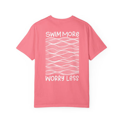 Swim More Worry Less Tee Graphic, Unisex T-Shirt