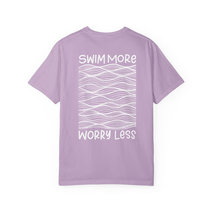 Swim More Worry Less Tee Graphic, Unisex T-Shirt