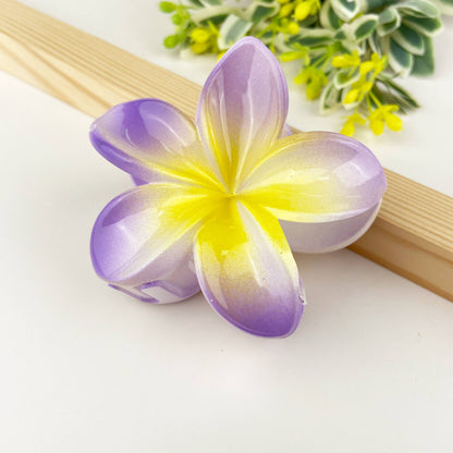Colorful Plumeria Hair Clip
