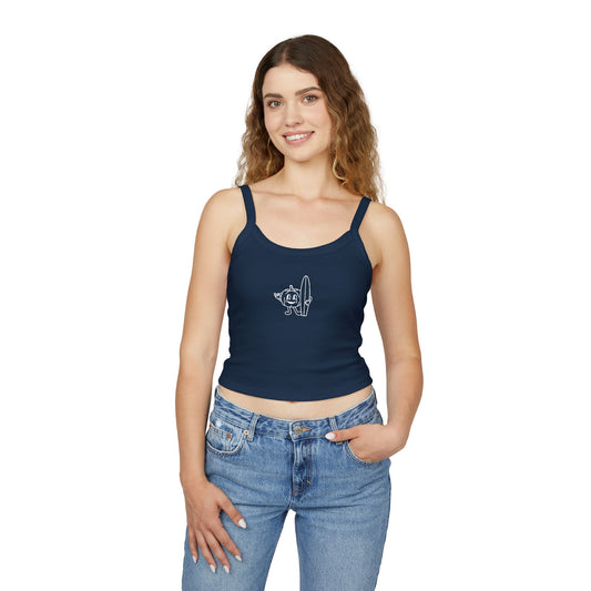 Pumpkin Surfer | Women's Spaghetti Strap Tank Top