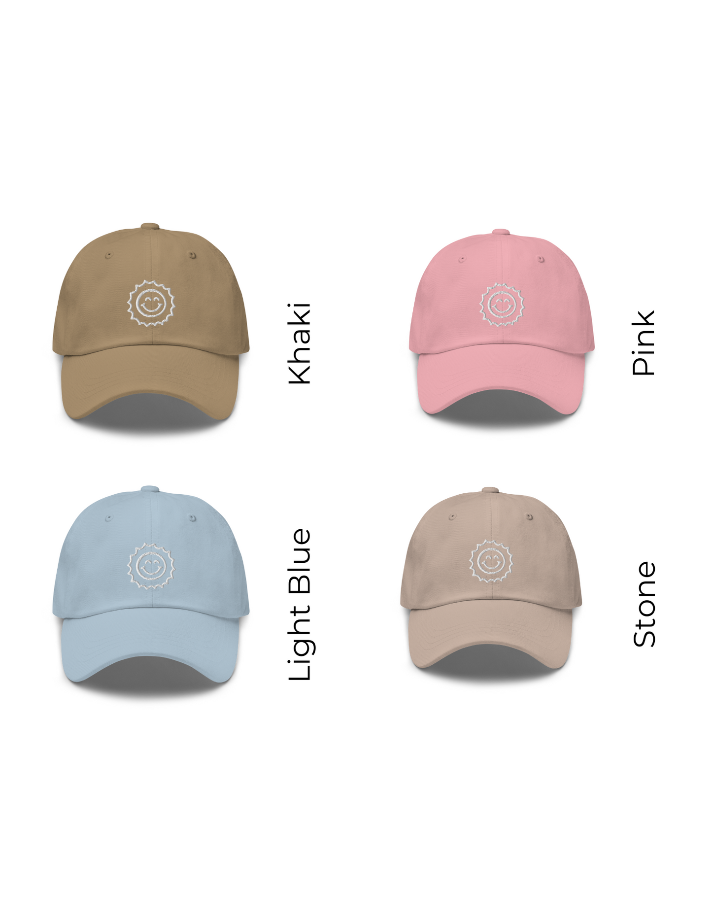 Sunshine Smiley Classic Dad Cap