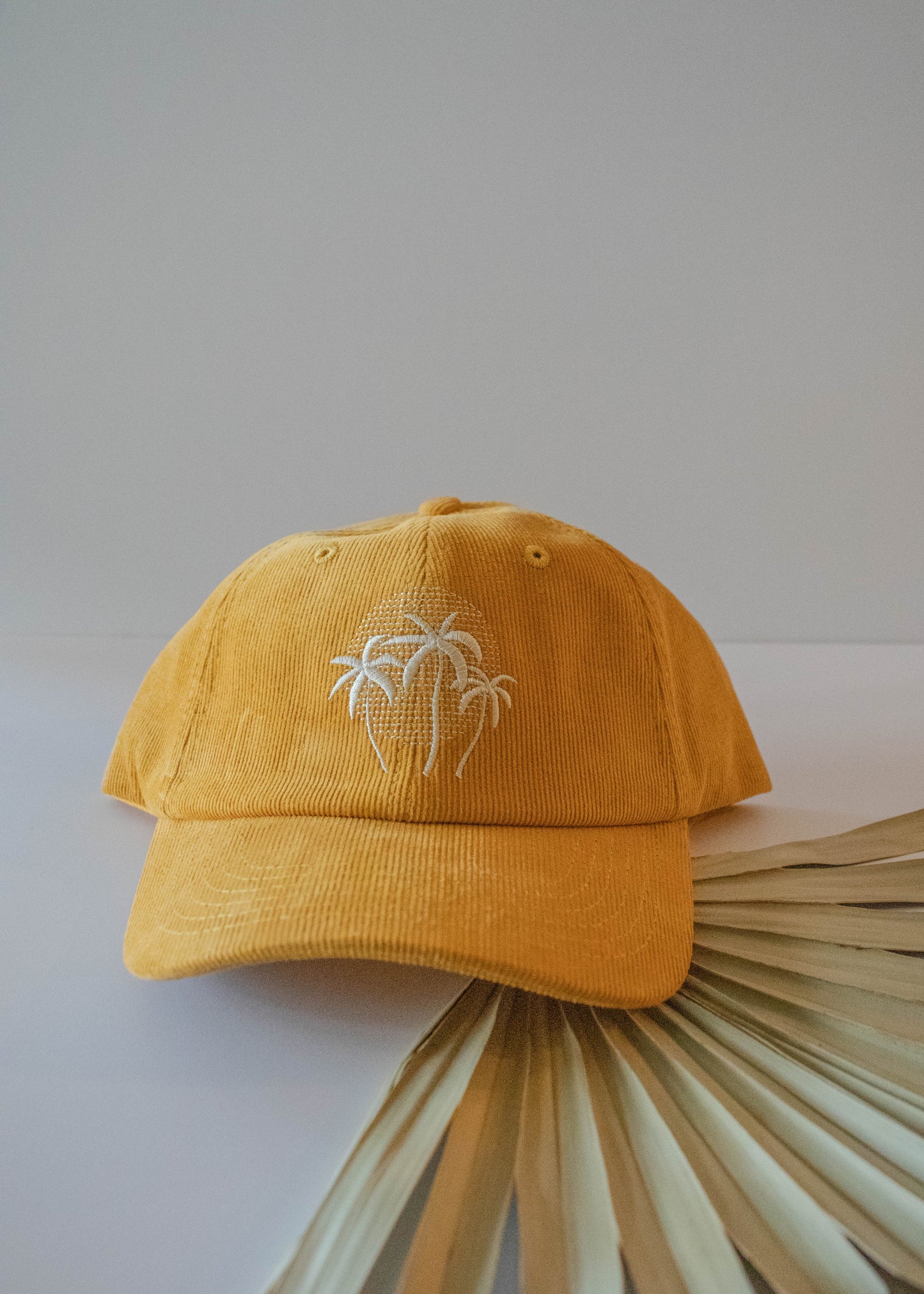 Sunset Palms Baseball Hat | Golden Corduroy