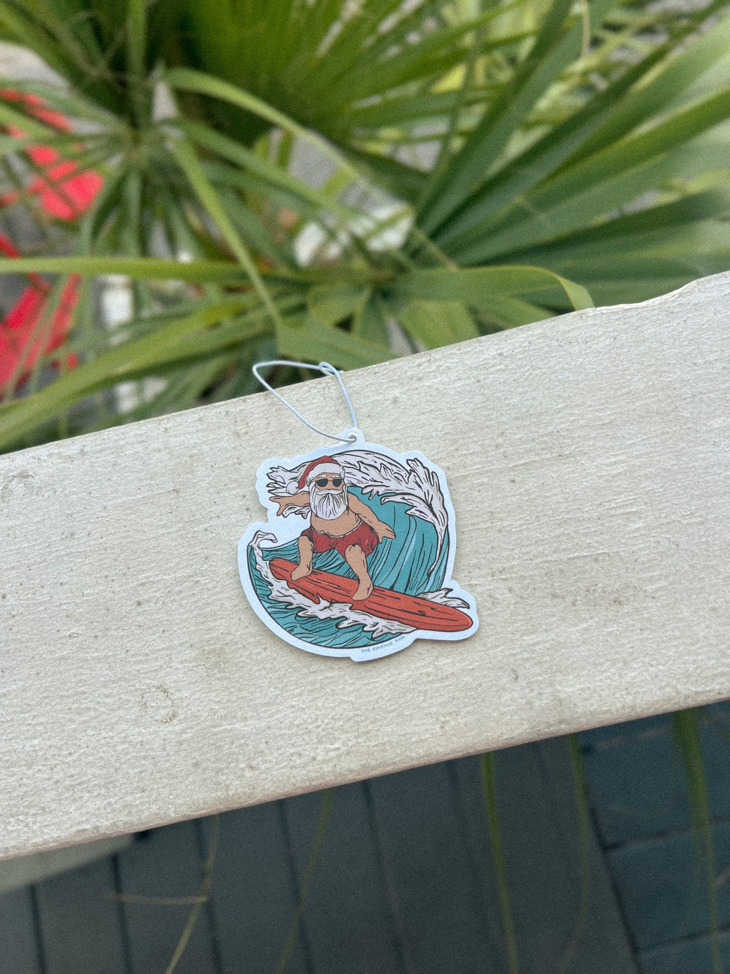 Surfin' Santa Scented Car Charm | Vanilla