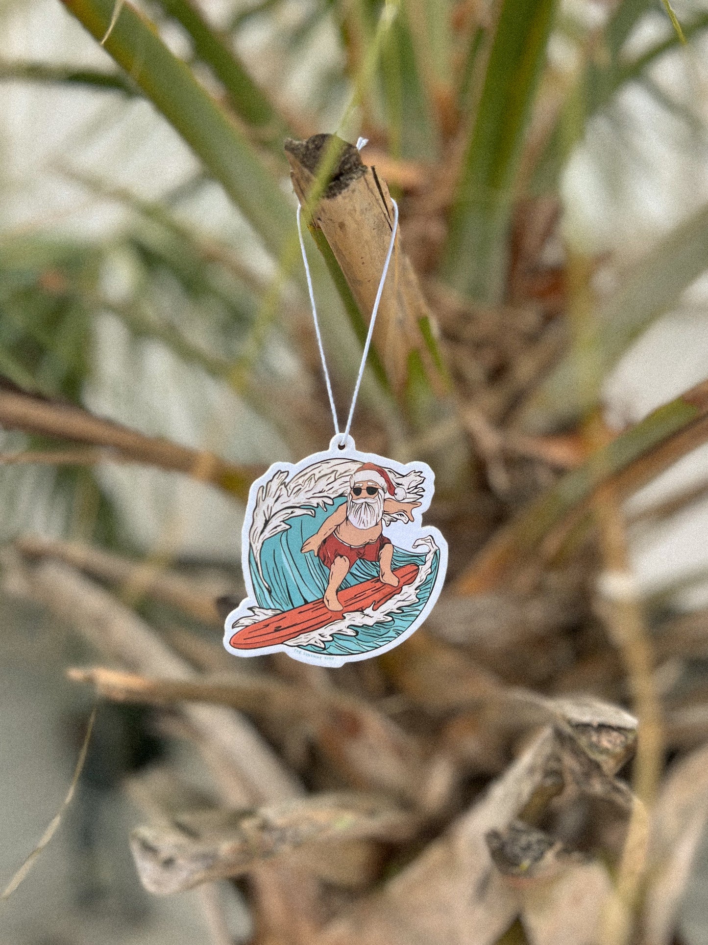 Surfin' Santa Scented Car Charm | Vanilla