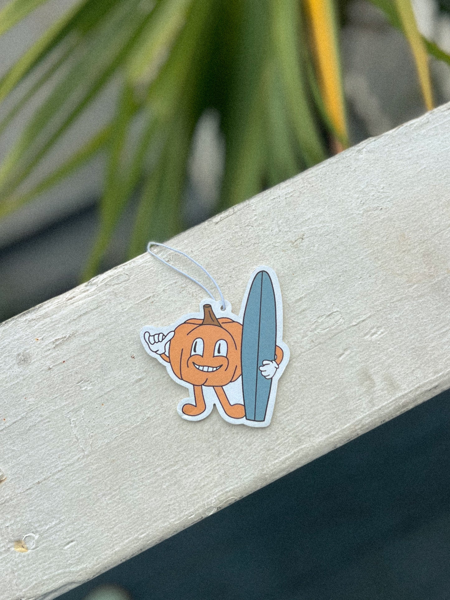 Pumpkin Surfer Scented Car Charm | Coconut