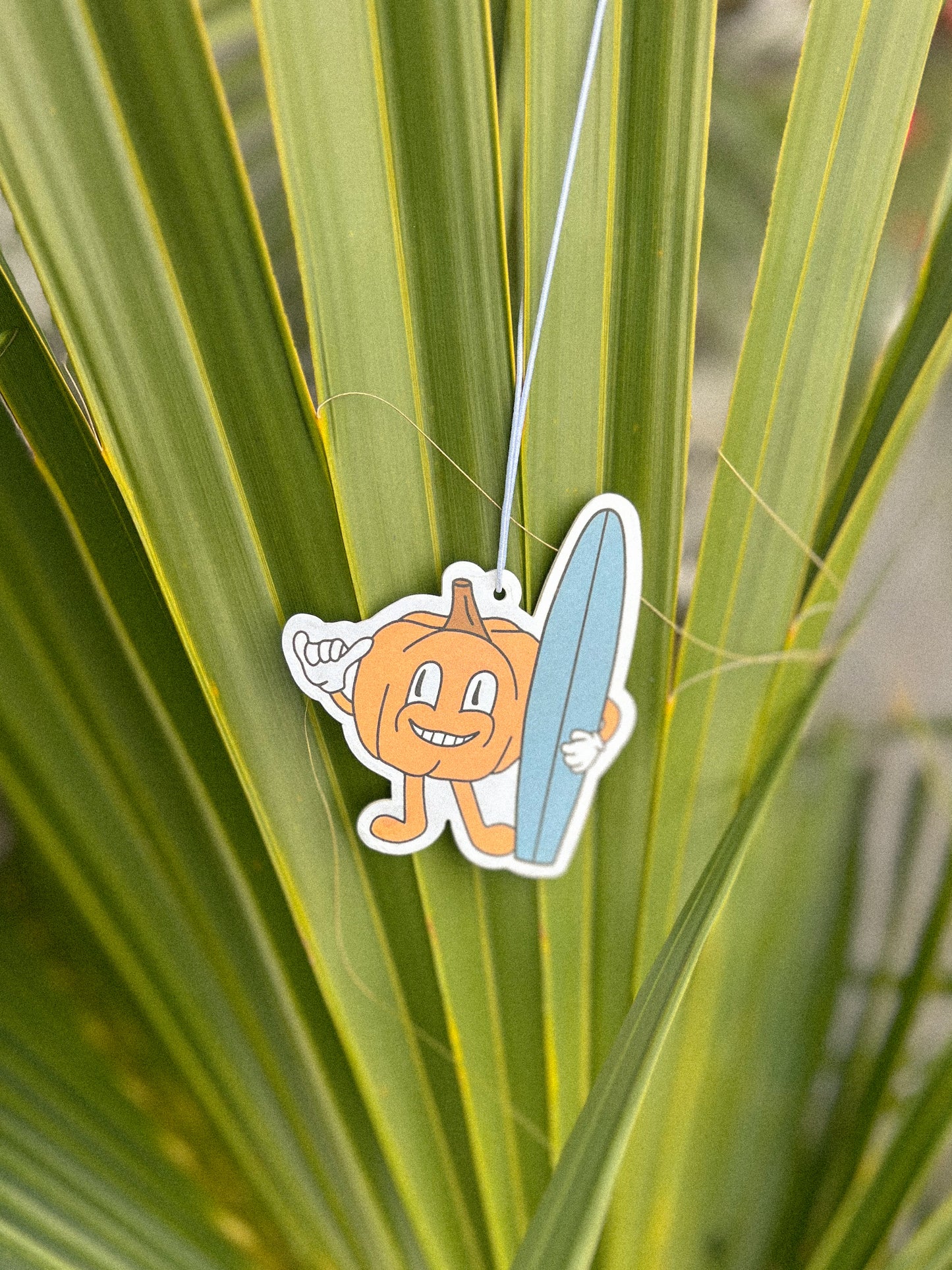Pumpkin Surfer Scented Car Charm | Coconut