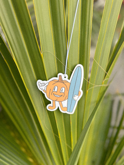Pumpkin Surfer Scented Car Charm | Coconut