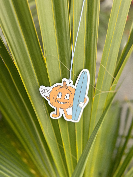 Pumpkin Surfer Scented Car Charm | Coconut