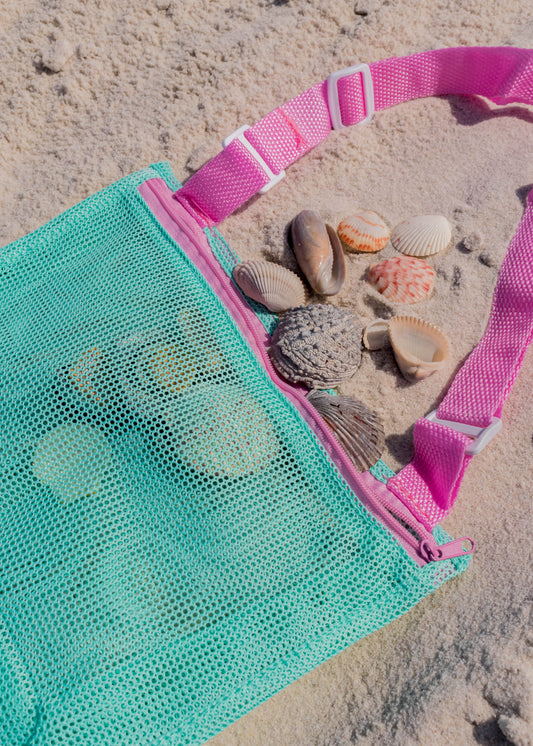 Mesh Shell Beach Bag