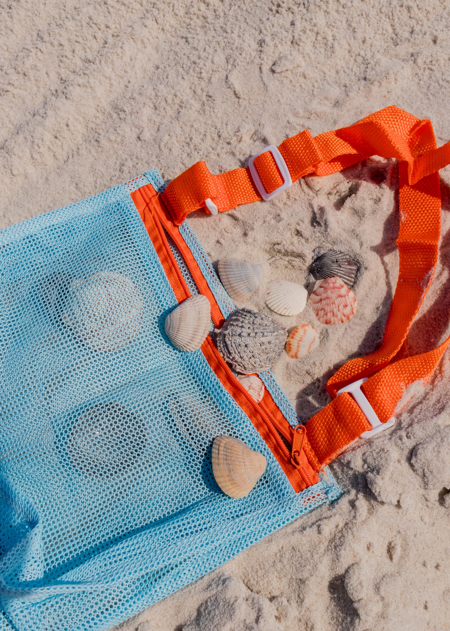 Mesh Shell Beach Bag