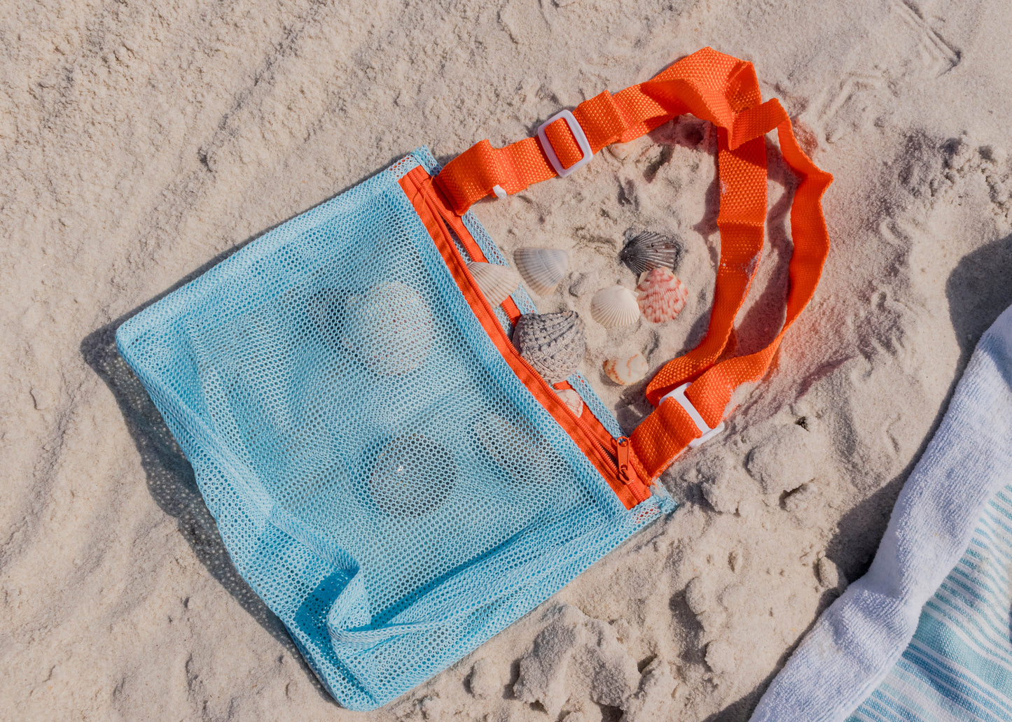 Mesh Shell Beach Bag