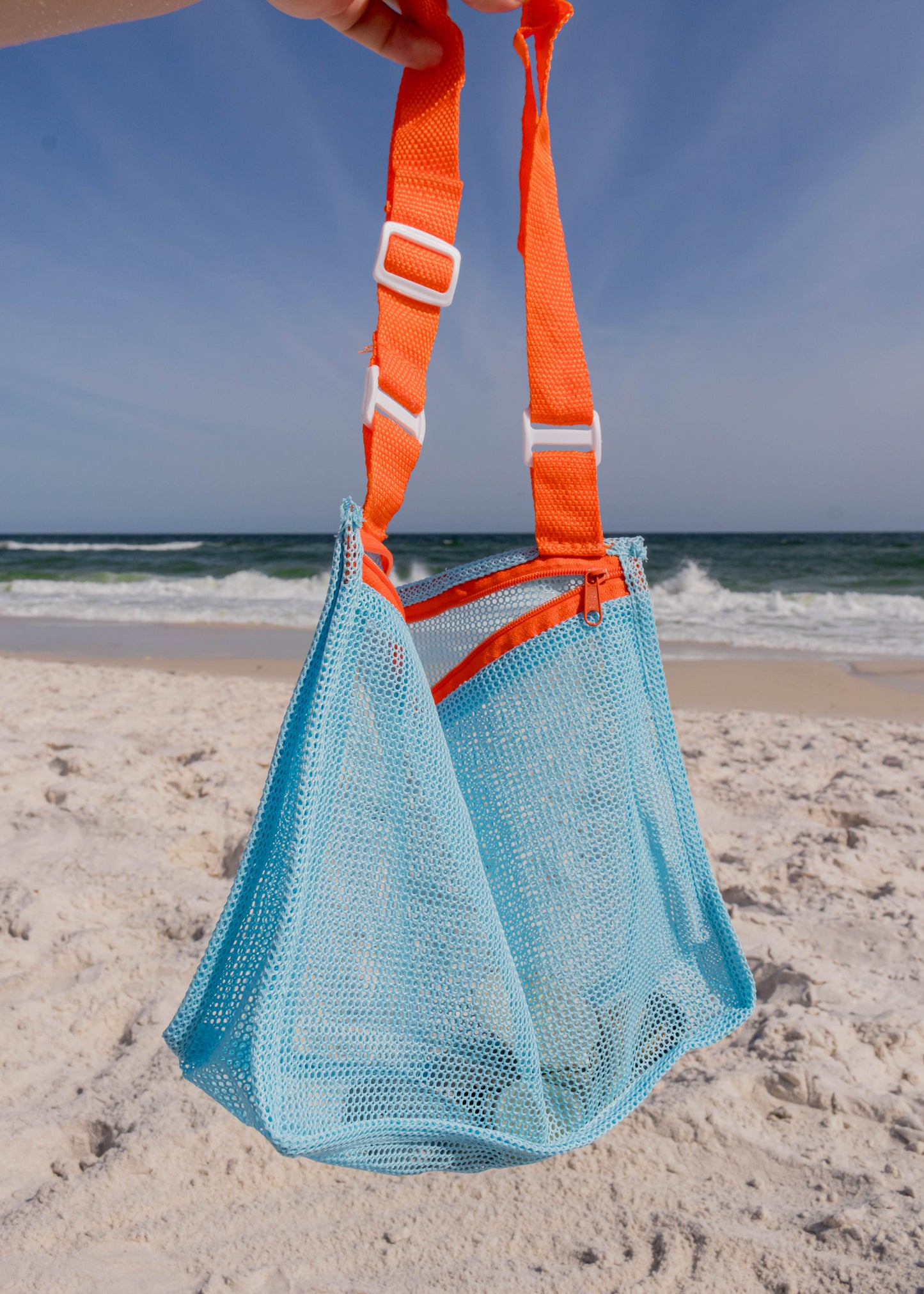 Mesh Shell Beach Bag