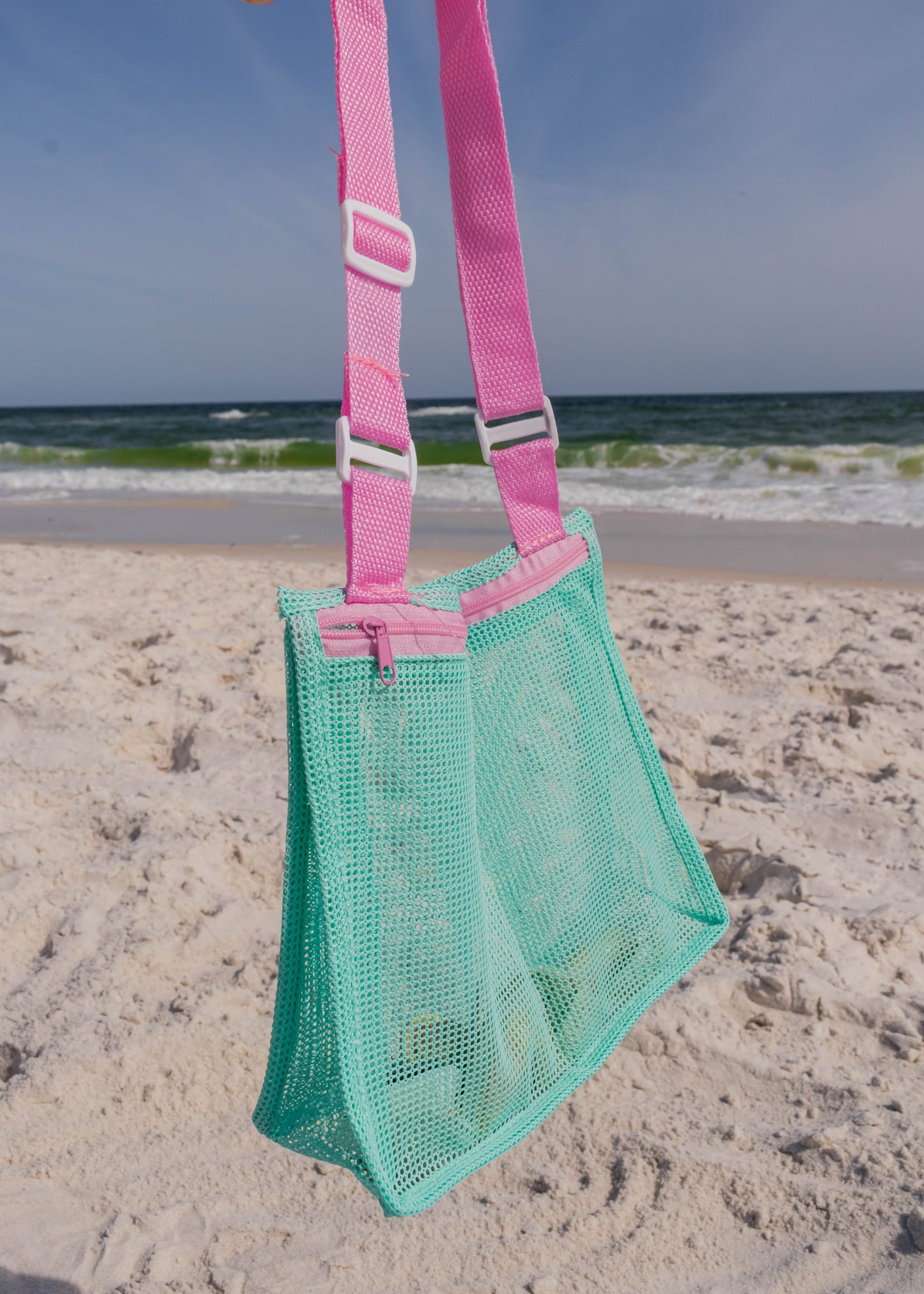 Mesh Shell Beach Bag