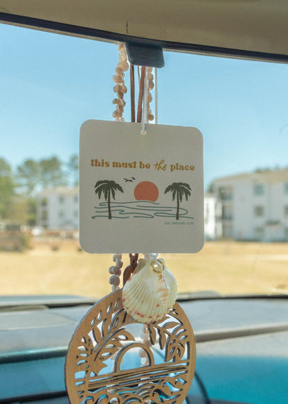 This Must Be The Place Scented Car Charm | Ocean