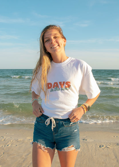 Days In The Sun Illustrated Graphic Tee | Unisex Garment-Dyed T-Shirt