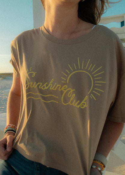 The Sunshine Club | Women's Crop Tee