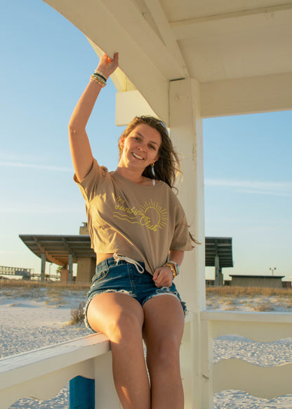 The Sunshine Club | Women's Crop Tee