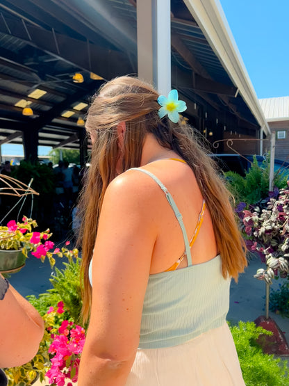 Colorful Plumeria Hair Clip