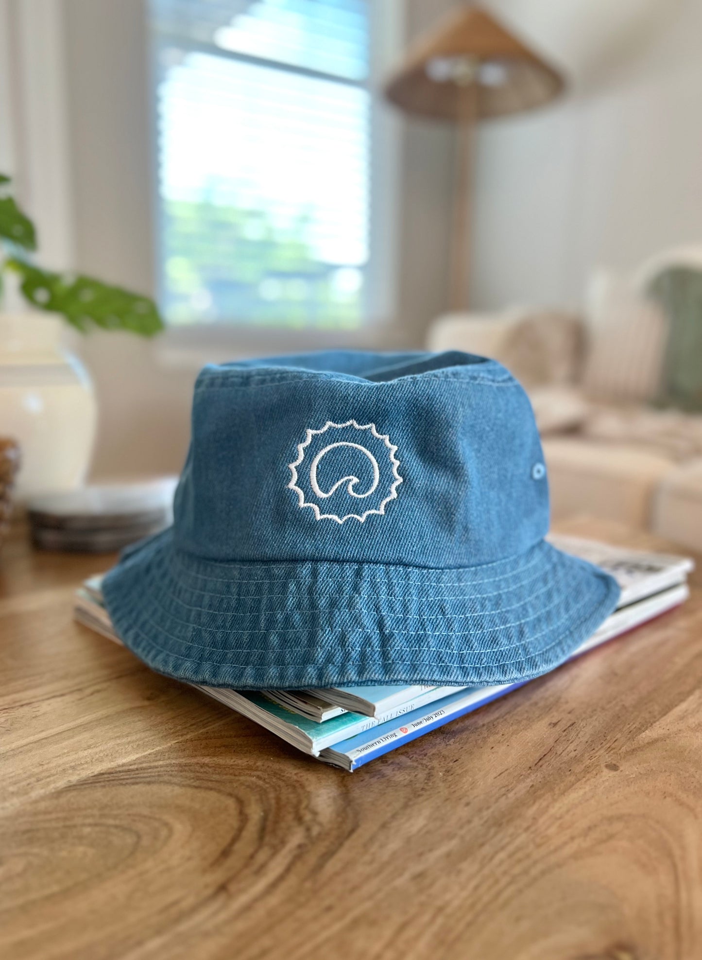 Sunshine Wave Denim Bucket Hat