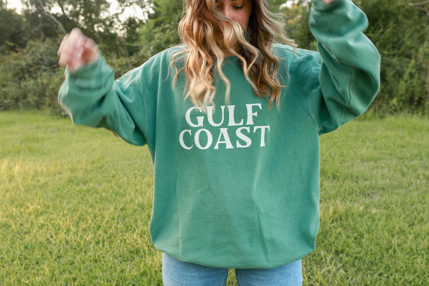 Gulf Coast Pullover Sweatshirt | Unisex Comfort Colors Pullover