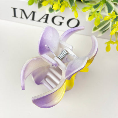 Colorful Plumeria Hair Clip