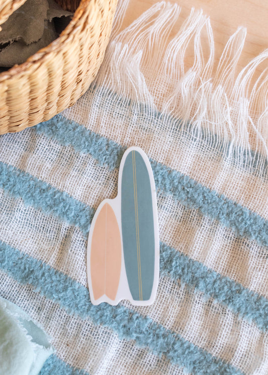 Surfboard Sticker // 3 x 1.5 in