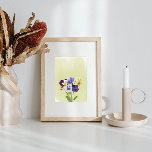 Pansy Print | Quality Art Print